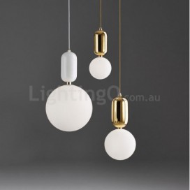 LED Modern/ Contemporary Pendant Light with Glass Shade