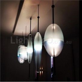 Modern/ Contemporary Gradient Color Pendant Light with Glass Shade