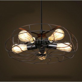 Retro / Vintage 5 Light Pendant Light