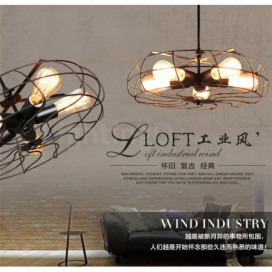 Retro / Vintage 5 Light Pendant Light