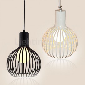 Modern/ Contemporary Metal 1 Light Globe Pendant Light