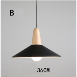 Modern/ Contemporary Wood Metal Multi Colors Pendant Light