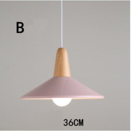 Modern/ Contemporary Wood Metal Multi Colors Pendant Light