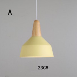 Modern/ Contemporary Wood Metal Multi Colors Pendant Light