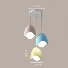 3 Light Modern/Contemporary Steel Pendant Light