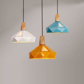 Single 1 Light Modern/ Contemporary Multi Colors Pendant Light