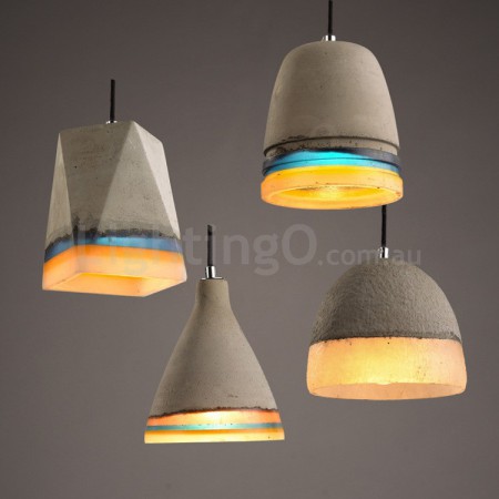 Vintage Cement Pendant Light