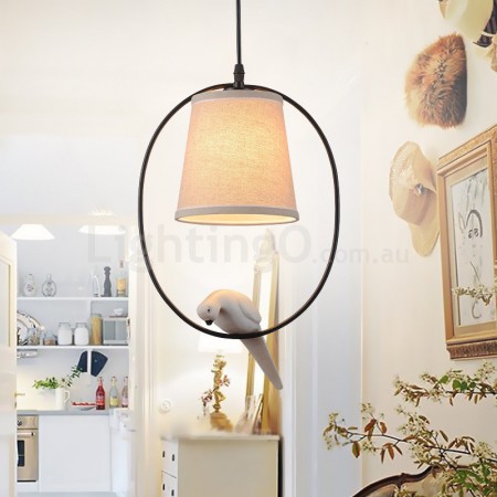 1 Light Rustic / Lodge Vintage Pendant Light