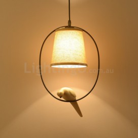 1 Light Rustic / Lodge Vintage Pendant Light