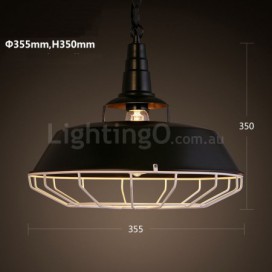 Retro / Vintage Metal 1 Light Pendant Light