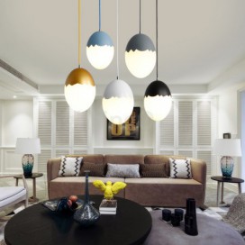 2 Light Modern/Contemporary Steel Pendant Light