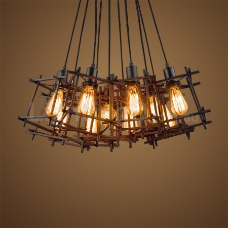 Retro / Vintage Metal Pendant Light