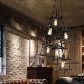 Retro / Vintage Metal Pendant Light