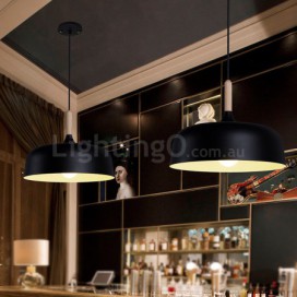 Modern/ Contemporary Wood Metal Pendant Light