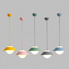 2 Light Modern/Contemporary Steel Pendant Light