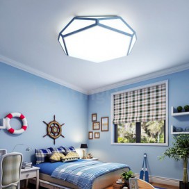 2 Light Modern/Contemporary Steel Ceiling Light