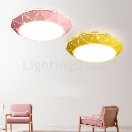 2 Light Modern/Contemporary Steel Ceiling Light