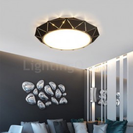 2 Light Modern/Contemporary Steel Ceiling Light