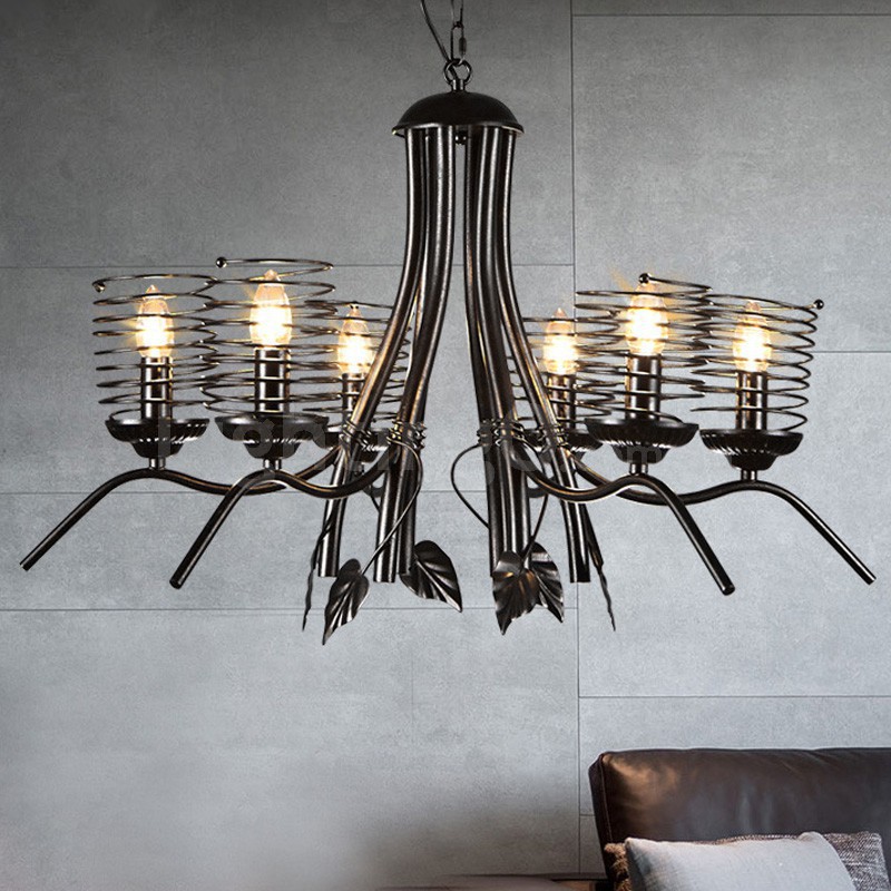 Industrial on sale style chandeliers