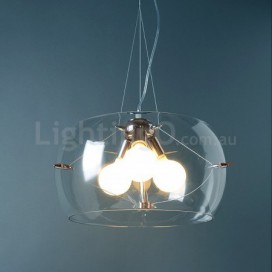 3 Light Modern/Contemporary Glass Pendant Light