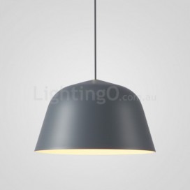 1 Light Modern/ Contemporary Steel Pendant Light with Shade