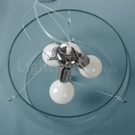 3 Light Modern/Contemporary Glass Pendant Light