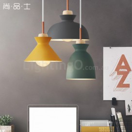 1 Light Modern/ Contemporary Steel Pendant Light with Shade