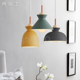 1 Light Modern/ Contemporary Steel Pendant Light with Shade