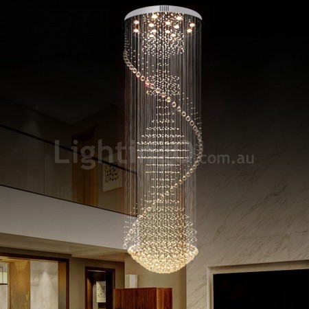 13 Light Modern K9 Crystal Sparkle Luxury Rain Drop Chandelier