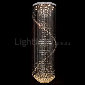 13 Light Modern K9 Crystal Sparkle Luxury Rain Drop Chandelier