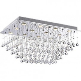 Modern K9 Crystal Sparkle Luxury Rain Drop Chandelier