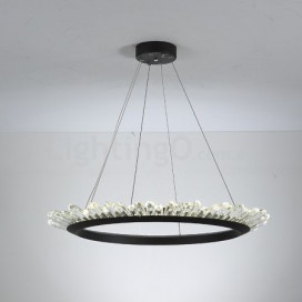 Modern K9 Crystal Sparkle Luxury Rain Drop Chandelier