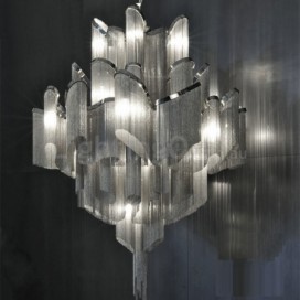 Nordic Style Modern Sparkle Luxury Tassel Chandelier