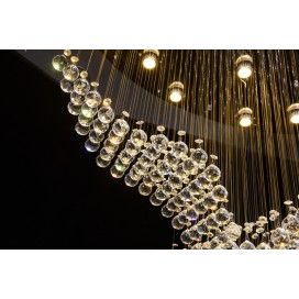 11 Light Eagle Modern K9 Crystal Sparkle Luxury Rain Drop Chandelier