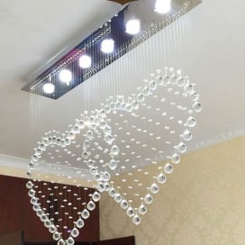 Love Modern K9 Crystal Sparkle Luxury Rain Drop Chandelier