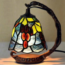 6 Inch Stained Glass Table Lamp