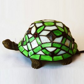 Tortoise Stained Glass Table Lamp