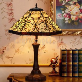 16 Inch Retro Stained Glass Table Lamp