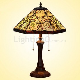 16 Inch Retro Stained Glass Table Lamp