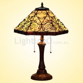 16 Inch Retro Stained Glass Table Lamp
