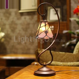 7 Inch Rural Stained Glass Table Lamp