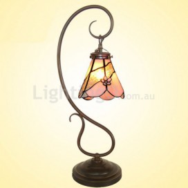 7 Inch Rural Stained Glass Table Lamp