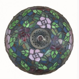 12 Inch Rose Stained Glass Table Lamp