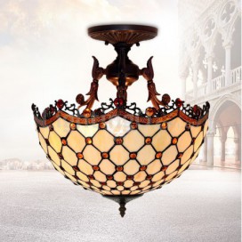 16 Inch Stained Glass Pendant Light