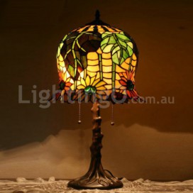 14 Inch Sunflower Stained Glass Table Lamp