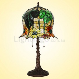 14 Inch Sunflower Stained Glass Table Lamp