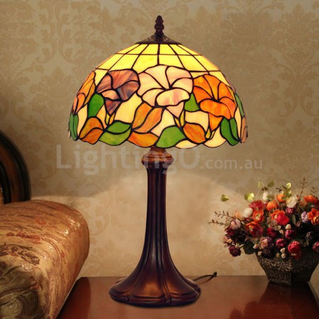 12 Inch Rural Stained Glass Table Lamp