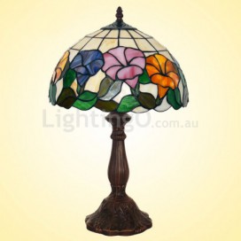 12 Inch Rural Stained Glass Table Lamp