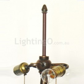 20 Inch Wisteria Stained Glass Table Lamp