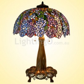 23 Inch Stained Glass Table Lamp